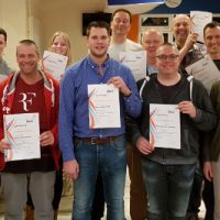 Eerste geslaagden Cursus Korfbaltrainer 2