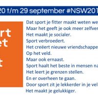 Nationale sportweek 2019