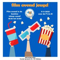 Zaterdag 11 maart: Filmavond jeugd