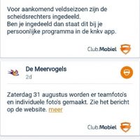 Nieuwe mogelijkheden in KNKV app